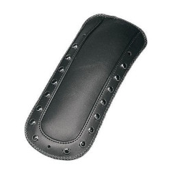PartzBiz HD MD78036 - Mustang 78036 Black Studded Fender Bib สำหรับที่นั่งเดี่ยว Harley 97-18 Road King