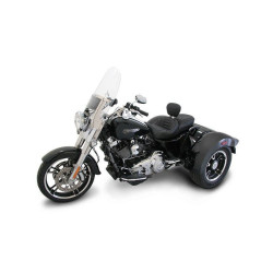 PartzBiz HD MD79592 - พนักพิงเบาะคนขับ Mustang One Piece Vintage Standard Harley Freewheeler FLRT | 79592