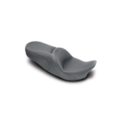 PartzBiz HD MD76032 - ที่นั่ง Mustang One Piece Plain Sport Touring Seat Harley Touring FLH/T 08-17 | 76032