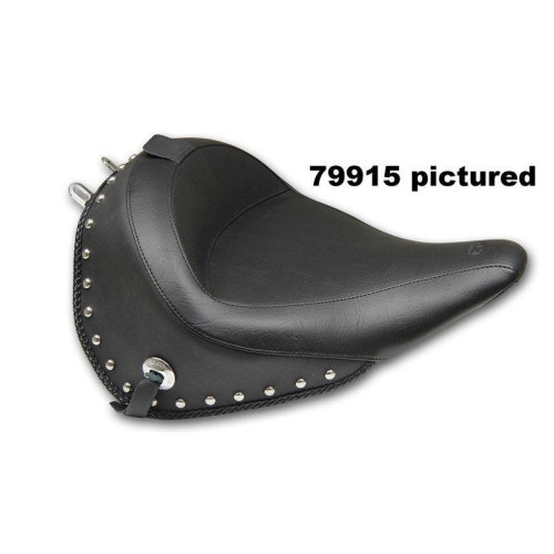 PartzBiz HD: 4408475-Mustang Seat Wide Chrome Studded Solo Seat Harley Softail Heritage FLSTC 16-17 | 76233 PartzBiz HD: 4408475-Mustang Seat Wide Chrome Studded Solo Seat Harley Softail Heritage FLSTC 16-17 | 76233
