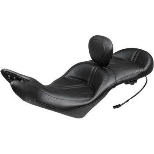 PartzBiz HD: 4408450-Mustang Seats Heated One Piece Touring Seat Drivers Backrest 79723 Victory 08-17