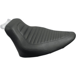 PartzBiz HD MD76736 - ที่นั่ง Mustang Tuck & Roll Tripper Solo เบาะหน้า Harley 08-17 FLSTC/N | 76736