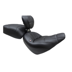 PartzBiz HD MD79494 - เบาะหน้า Mustang Solo สีดำ พร้อมพนักพิง Cube Stitch 18-23 FXBB/FXBBS | 79494