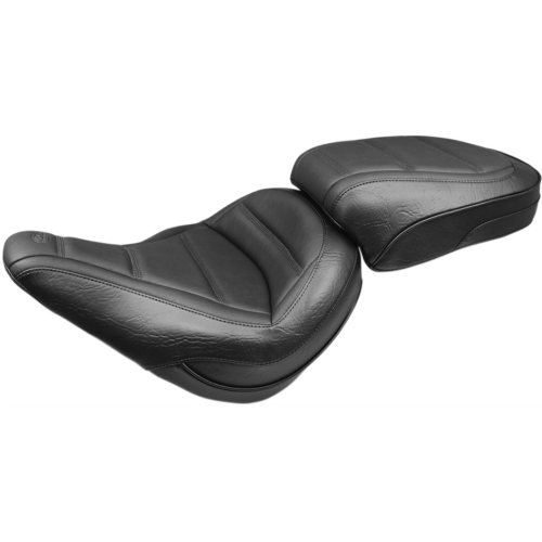 PartzBiz HD: 4408429-Mustang Solo Front Black Harley Seat W/O Backrest Quad Stitch 18-23 FLSL | 75061 PartzBiz HD: 4408429-Mustang Solo Front Black Harley Seat W/O Backrest Quad Stitch 18-23 FLSL | 75061
