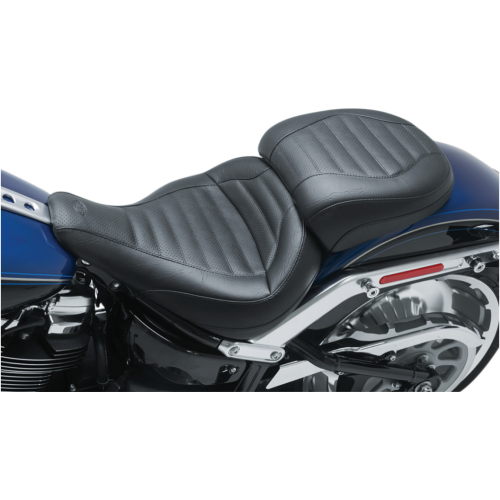 PartzBiz HD: 4408438-Mustang Solo Rear Narrow Cut Black Harley Seat Tuck-N-Roll 18-23 FLFB/S | 75833 PartzBiz HD: 4408438-Mustang Solo Rear Narrow Cut Black Harley Seat Tuck-N-Roll 18-23 FLFB/S | 75833