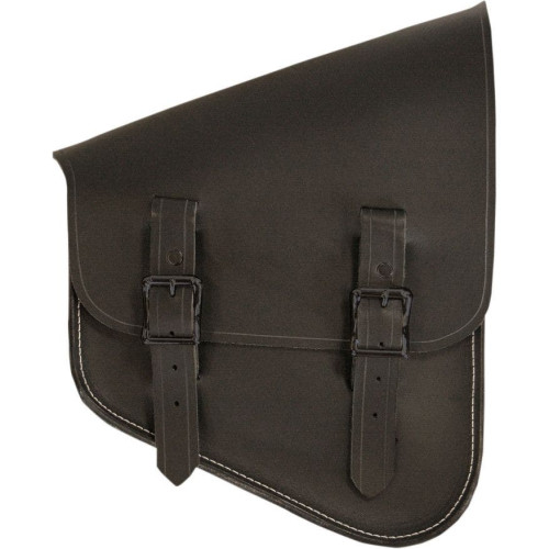 PartzBiz HD: 4408284-Nash Black Leather Inside Out Right Side Bag Swingarm Strut Bag Harley / Metric | IOBRBB