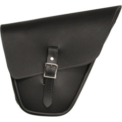 PartzBiz HD DS35011108 - Nash Sporty Sacks Right Side Brown Leather Swingarm or Strut Mounted Bag | SSRBN