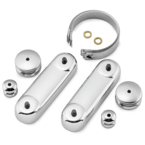 PartzBiz HD: 4408286-National Cycle KIT-Q103 Chrome Switchblade Windshield Mounting Kit 05-17 Victory Kingping Hammer S Best New Upgrade Replacement Motorcycle Bike Cruiser Custom Accessories