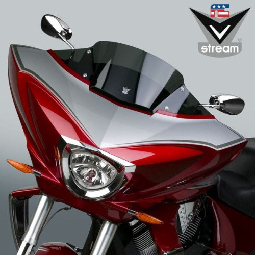PartzBiz HD: 4408242-National Cycle V-Stream 8" Windshield Windscreen Dark Tint Victory Cross Country | N20702