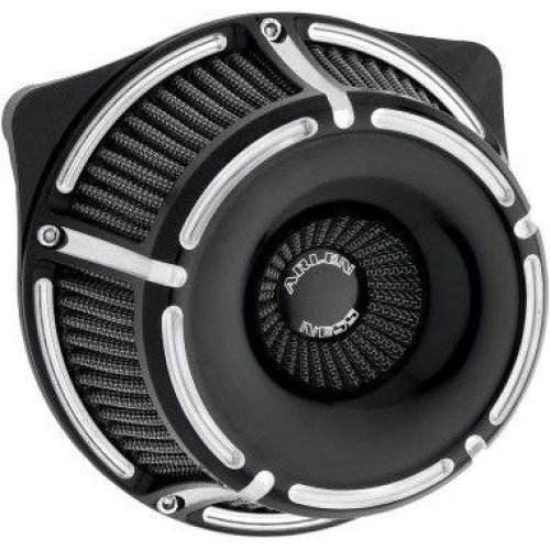 PartzBiz HD: 4408203-Arlen Ness Inverted Slot Track Black Cut Stage 1 Air Cleaner Harley FLH/T 08-15 | 18-921 PartzBiz HD: 4408203-Arlen Ness Inverted Slot Track Black Cut Stage 1 Air Cleaner Harley FLH/T 08-15 | 18-921