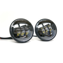 PartzBiz HD EP-DAY-PASS-BK - ใหม่ 4-1/2 ” 4.5 ” LED Projector Daymaker Style Black Passing Lamps สำหรับรุ่น Touring ของ Harley PartzBiz HD EP-DAY-PASS-BK - ใหม่ 4-1/2 ” 4.5 ” LED Projector Daymaker Style Black Passing Lamps สำหรับรุ่น Touring ของ Harley