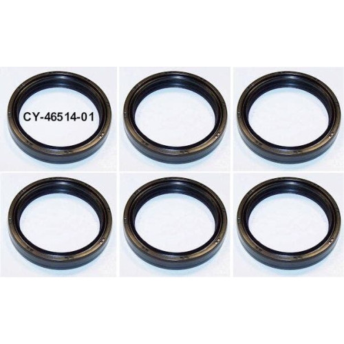 PartzBiz HD: 4408211-New 6 Pack 49mm Front Fork Seals Harley Touring 84-up Repl OE # 46514-01