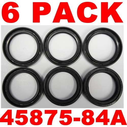 PartzBiz HD: 4408212-New 6 Pack Set 41mm Front Fork Seals Harley Touring 84-up Repl OE # 45875-84