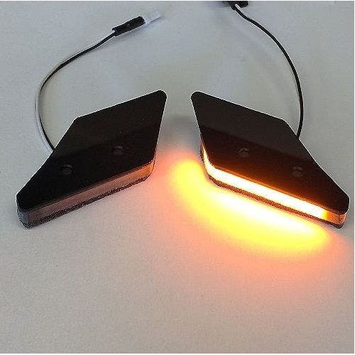 PartzBiz HD: 4408193-New Rage Cycles 1299-MBO Black Mirror Block-Off LED Signals 15-18 1299 Panigale best new turn signal lighting upgrade replacement custom Ducati PartzBiz HD: 4408193-New Rage Cycles 1299-MBO Black Mirror Block-Off LED Signals 15-18 1299 Panigale best new turn signal lighting upgrade replacement custom Ducati
