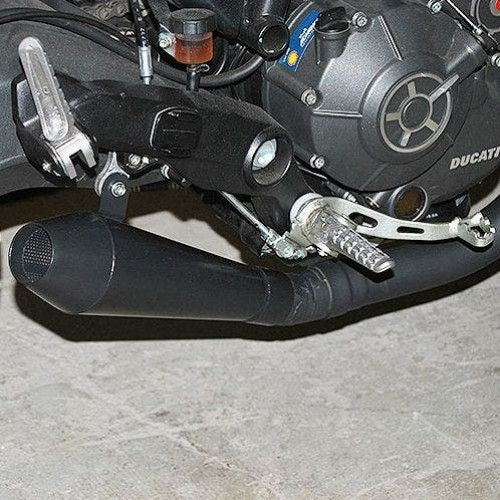 PartzBiz HD: 4408157-New Rage Cycles Ceramic Black Slip On Exhaust Muffler 15-18 Ducati Scrambler