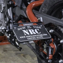 PartzBiz HD TR578866 - New Rage Cycles FTR-SIDE Side Mount License Plate Bracket Indian FTR 19-20