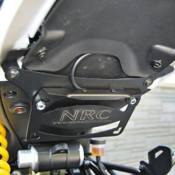 PartzBiz HD TR578947 - New Rage Cycles LED Rear Fender Eliminator 17-18 Ducati Scrambler Desert Sled indicator marker license plate relocation tucked replacement upgrade best new motorcycle desert sled