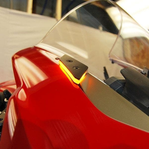 PartzBiz HD: 4408168-New Rage Cycles Mirror Block-Off LED Turn Signals Ducati Panigale V2 20-Up PartzBiz HD: 4408168-New Rage Cycles Mirror Block-Off LED Turn Signals Ducati Panigale V2 20-Up
