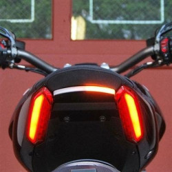 PartzBiz HD TR578880 - New Rage Cycles XD-RTS-B LED Turn Signals 16-18 Ducati XDiavel 1200 w/ Backrest indicator marker side replacement upgrade best new motorcycle PartzBiz HD TR578880 - New Rage Cycles XD-RTS-B LED Turn Signals 16-18 Ducati XDiavel 1200 w/ Backrest indicator marker side replacement upgrade best new motorcycle
