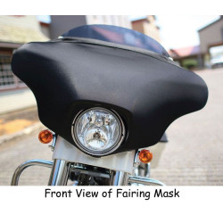 PartzBiz HD MU26440 - NoviStretch Harley Batwing Style Fairing Mask 69-Later Heavy Duty Synthetic PartzBiz HD MU26440 - NoviStretch Harley Batwing Style Fairing Mask 69-Later Heavy Duty Synthetic
