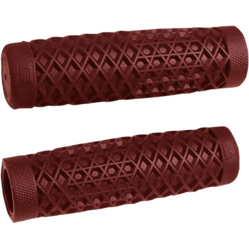 PartzBiz HD: 4408089-ODI B02VTR Red Vans Rubber 1" Dia. 5" Length Motorcycle Handlebar Grips Harley best new chopper bobber classic upgrade replacement custom