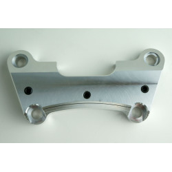 PartzBiz HD EPC-SRC-1.25 - One 1 ชิ้น Super Handlebar Clamp Top Riser พร้อม Setscrews 1.25” Harley FLTR 15-18