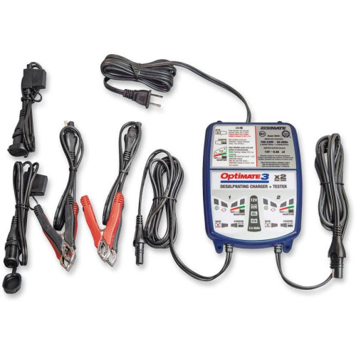 PartzBiz HD: 4408005-Tecmate Optimate 3 x 2 Multi-Bank 12V Diagnosing Desulfating Charging Battery PartzBiz HD: 4408005-Tecmate Optimate 3 x 2 Multi-Bank 12V Diagnosing Desulfating Charging Battery