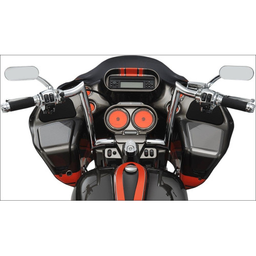 PartzBiz HD: 4408004-Paul Yaffe 10" OEM Monkey Bars Chrome Ape Hangers Handlebars Harley FLHR FLTR | OEMB125-10 C