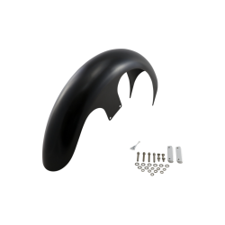 PartzBiz HD DS14010520 - Paul Yaffe Bagger Nation 26" DEI 14 Gauge Steel Wrap Front Fender 14-16 | DEI26-2014-S