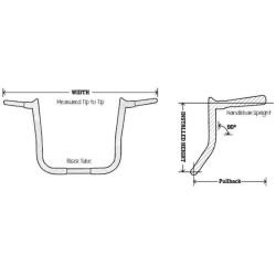 PartzBiz HD DS06013357 - Paul Yaffe Bagger Nation Black 14" Monkey Bars Handlebars Harley 96-18 FLH/T PartzBiz HD DS06013357 - Paul Yaffe Bagger Nation Black 14" Monkey Bars Handlebars Harley 96-18 FLH/T