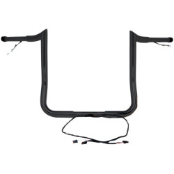 PartzBiz HD DS06015307 - Paul Yaffe Bagger Nation Black Wired 10" Monkey Handlebars Harley Batwing 14-Up PartzBiz HD DS06015307 - Paul Yaffe Bagger Nation Black Wired 10" Monkey Handlebars Harley Batwing 14-Up