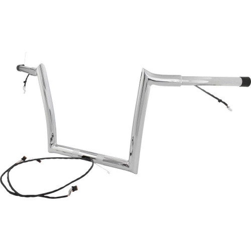 PartzBiz HD: 4407911-Paul Yaffe Bagger Nation Chrome 14" OE Monkey Bar Pre Wired Harley FLTR 15-Up 827-05617 OEMPW-15L-12 C ELECTRA ROAD STREET GLIDE KING BEST FOR PERFORMANCE CUSTOM DAVIDSON