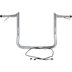 PartzBiz HD DS06015308 - Paul Yaffe Bagger Nation Chrome Wired 10" Monkey Handlebars Harley Batwing 14-Up PartzBiz HD DS06015308 - Paul Yaffe Bagger Nation Chrome Wired 10" Monkey Handlebars Harley Batwing 14-Up