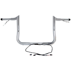 PartzBiz HD DS06015306 - Paul Yaffe Bagger Nation Chrome Wired 8" Monkey Handlebars Harley Touring 14-Up PartzBiz HD DS06015306 - Paul Yaffe Bagger Nation Chrome Wired 8" Monkey Handlebars Harley Touring 14-Up