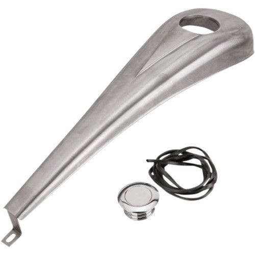 PartzBiz HD: 4407882-Paul Yaffe Bagger Nation Clean Chrome Steel Stretched Tank Dash Harley 08-15 FL | DDK-08-OEM-C
