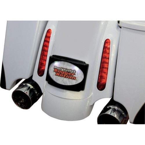 PartzBiz HD: 4407883-Paul Yaffe Bagger Nation CVO Black Universal Stealth III License Plate Frame Kit PartzBiz HD: 4407883-Paul Yaffe Bagger Nation CVO Black Universal Stealth III License Plate Frame Kit