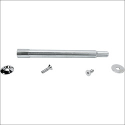 PartzBiz HD DS02140360 - Paul Yaffe Bagger Nation Chrome Smooth Y-Axle Hidden Flush 25mm FLH 08-16 | YAXLE-08-SM-C