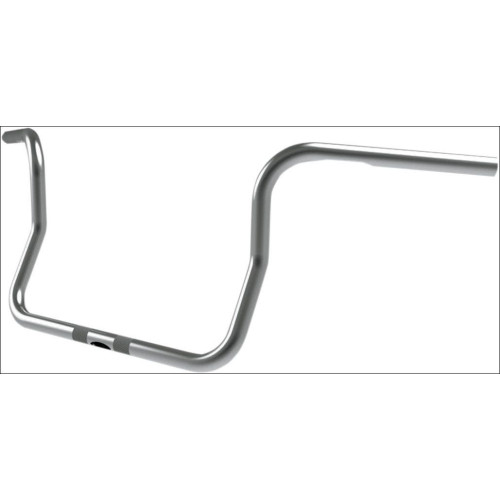 PartzBiz HD: 4407861-Paul Yaffe Bagger Nation 51530510CH Chrome 10" Rise 1" Classic Bagger Apes Handlebars 99-18 Harley Touring Dresser FLHT FLHX 06011818 0601-1818