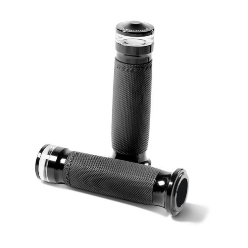 PartzBiz HD: 4407832-Performance Machine 0063-2100M-B Vision Contour LED Indicator Black 1" Handlebar Grips PartzBiz HD: 4407832-Performance Machine 0063-2100M-B Vision Contour LED Indicator Black 1" Handlebar Grips