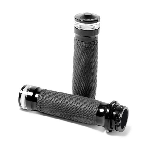 PartzBiz HD: 4407834-Performance Machine 0063-2101M-B Vision Contour LED Indicator Black 1" Cable Bar Grips PartzBiz HD: 4407834-Performance Machine 0063-2101M-B Vision Contour LED Indicator Black 1" Cable Bar Grips