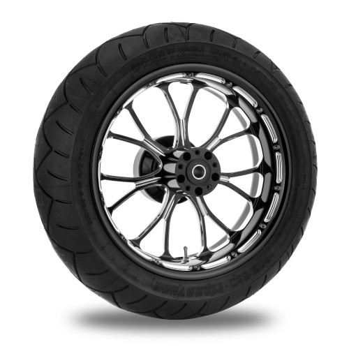 PartzBiz HD: 4407806-Performance Machine 17" Rear Black Heathen Wheel Tire Package Harley 09-15 ABS | Performance Machine PartzBiz HD: 4407806-Performance Machine 17" Rear Black Heathen Wheel Tire Package Harley 09-15 ABS | Performance Machine