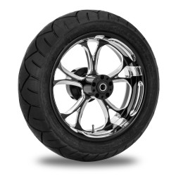 PartzBiz HD TRPM8039 - Performance Machine 17” ล้อหลัง Black Luxe Tyre Package Harley 09-15 ABS | เครื่องสมรรถนะ