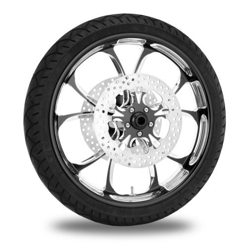 PartzBiz HD: 4407753-Performance Machine 21” Front Black Luxe Wheel Rotor Package Harley 08-13 ABS | เครื่องสมรรถนะ