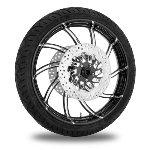 PartzBiz HD: 4407762-Performance Machine 21" Front Black Supra Wheel Rotor Package Harley 08-16 ABS | Performance Machine