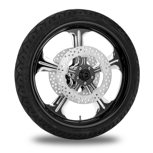 PartzBiz HD: 4407766-Performance Machine 21" Front Black Wrath Wheel Rotor Package Harley 08-16 ABS | Performance Machine