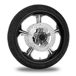 PartzBiz HD TRPM8041 - Performance Machine 21" Front Black Wrath Wheel Tire Rotor Package Harley 08-13 | Performance Machine PartzBiz HD TRPM8041 - Performance Machine 21" Front Black Wrath Wheel Tire Rotor Package Harley 08-13 | Performance Machine
