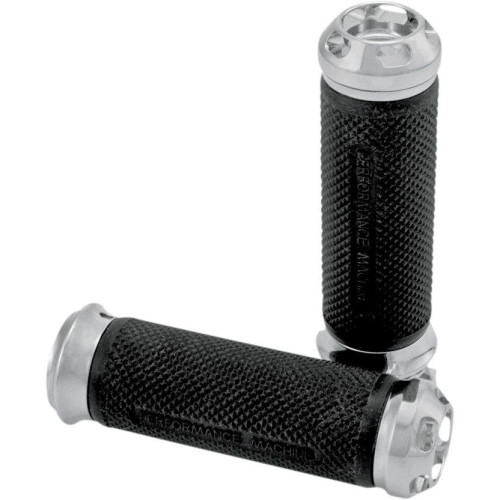 PartzBiz HD: 4407715-Performance Machine PM Chrome Elite Apex Hand Grips Harley Throttle By Wire | 0063-2044-CH PartzBiz HD: 4407715-Performance Machine PM Chrome Elite Apex Hand Grips Harley Throttle By Wire | 0063-2044-CH