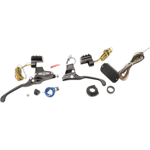 PartzBiz HD: 4407696-Performance Machine Black Contrast Cut 9/16 Can Bus ชุดควบคุมแฮนด์บาร์ | 0062-4023-BM PartzBiz HD: 4407696-Performance Machine Black Contrast Cut 9/16 Can Bus ชุดควบคุมแฮนด์บาร์ | 0062-4023-BM