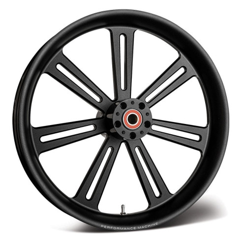 PartzBiz HD: 4407636-Performance Machine Black Sierra Front Wheel 21x3.5 No ABS Dual Disc Touring 08-Up