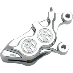 PartzBiz HD PM0053-2916-CH - Performance Machine Chrome 11.5 ” หน้า 4 Piston Caliper ขวา Harley EVO | 0053-2916-ช PartzBiz HD PM0053-2916-CH - Performance Machine Chrome 11.5 ” หน้า 4 Piston Caliper ขวา Harley EVO | 0053-2916-ช